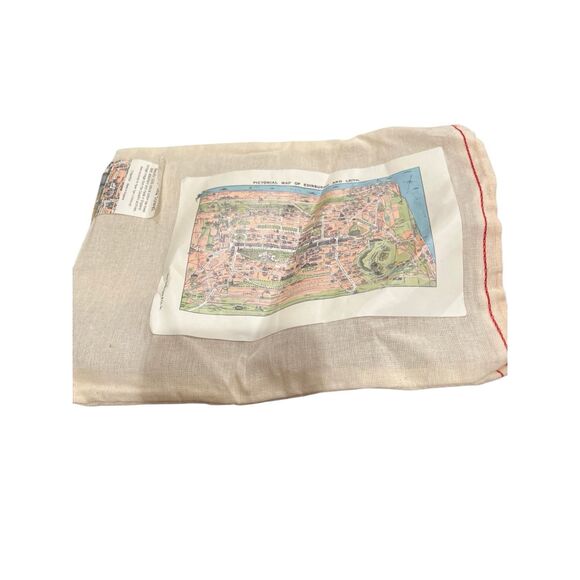 Vintage Tea Towel of  Edinburgh and Leith - Picture 1 of 2
